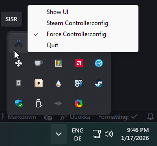 SISR System Tray Icon
